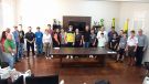 Estudantes do programa prefeito, vice-prefeito e secretários por uma semana tomam posse em Giruá