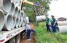 Iniciada entrega de tubos no meio rural em Santo Ângelo