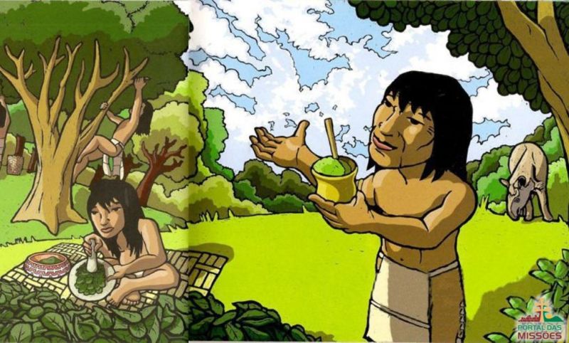 Lenda Da Erva Mate Versão Indígena - Sites - Portal das Missões