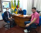 Salvador das Missões: Prefeito Vilson Jose Schons recebe visita do novo consultor de negócios da RGE