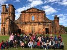 Alunos da Escola Laerte Missioneiro Dutra realiza viagem cultural no Sítio Arqueológico de São Miguel das Missões