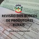 Pirapó realiza revisão anual de Blocos de Produtor Rural