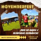 Novemberfest de Mato Queimado terá jogo do barril e jogos germânicos