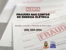 PROCON de Santa Rosa alerta para fraudes nas contas de energia elétrica