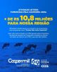 Associados da Coopermil geram retorno aos municípios de 10,8 milhões de reais