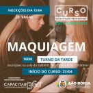 Prefeitura de São Borja oferece curso sobre Técnicas da Maquiagem